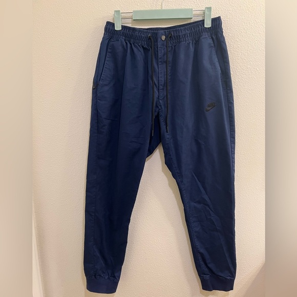 Nike Navy Blue Joggers Size Large - Picture 1 of 3